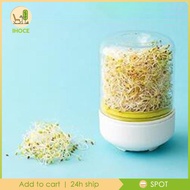 [Ihoce] Countertop Reusable Bean Sprouts Maker Bean Plants Sprouting System Seeds Container Bean Sprouts Machine for Wheatgrass