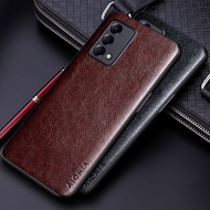 Luxury PU leather Case for Oppo Realme GT Master Edition Business solid color design cover for realme gt master edition case
