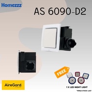 AireGard AS-6090 D2 Air Ventilation Exhaust Fan Silent Series