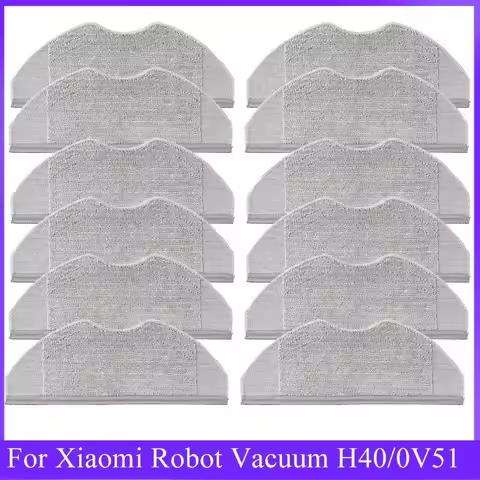 2/4/5/6/8/10/15/20pcs Mop Cloth For Xiaomi Robot Vacuum S40 OV81 S40C E101 H40 OV51 Robot Vacuum Cle
