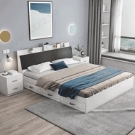Bed Frame Tatami Bed Simple And Modern Storage Bed Integrated Bed Cabinet Storage Bed Frame dubukex2