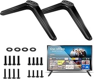 KUNHEHO TV Base Stand for TCL TV Legs Replacement Compatible with TCL Roku Smart TV for 27 28 29 30 32 37 40 55 Inch 32S321 32S325 50S425 40S325 32S327 32S3850P