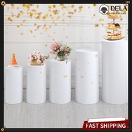 [DELA] 5pcs Cylinder Stand Covers Cylinder Pedestal Stand Covers Party Wedding decor❀