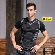 Men's Short Sleeve Sports T-Shirt Top Men's Compression T-Shirt Compression Shirt Sport T Shirt