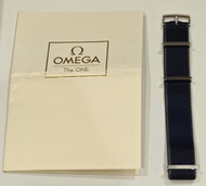 Omega原裝nato尼龍錶帶連原裝錶扣 21-22mm