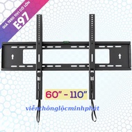 ErgoTek E97 65 - 75 - 85 - 110 Inch Wall Mount TV Mount - Super Sturdy Fixed TV Mount