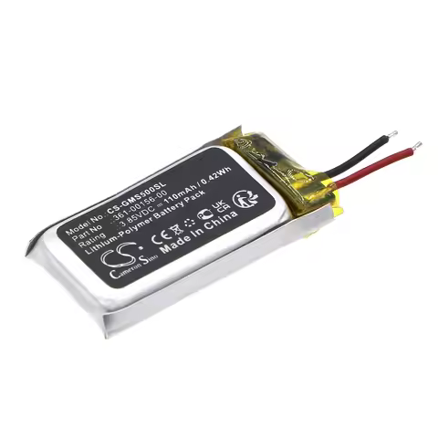 CS Replacement Battery For Garmin vivosmart 5 361-00156-00 110mAh / 0.42Wh Smartwatch