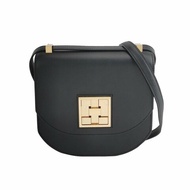 Hermes Mosaique馬賽克純色方形鎖扣馬鞍包斜挎包Tadelakt牛皮香檳金扣89黑色D刻