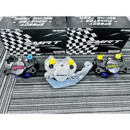 Original SMRT 2 Pot Caliper PNP RXZ Front Caliper Full Set Black & Silver Caliper Performance Brand 