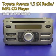 S071- Toyota Avanza 1.5 Original MP3 CD 2 Din Radio (used)