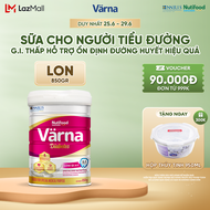 Sữa bột Varna Diabetes Lon 850g - Ổn định đường huyết (GI thấp) - Varna