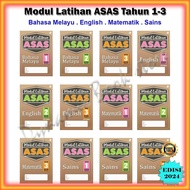 Buku Latihan : Modul Latihan ASAS Tahun 1 / 2 / 3 Edisi 2024 - B.Melayu / English / Matematik / Sain