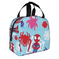Spidey And His Amazing Friends Lunch Bag Lunch Box Bag Insulated Fashion Tote Bag Lunch Bag for Kids and Adults