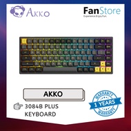FANSTORE AKKO Black &amp; Gold 3084B Plus Multi-Mode Wireless Hot-Swap Keyboard
