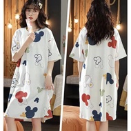 BAJU DASTER KOREA PIYAMA BAJU TIDUR KEKINIAN WANITA DEWASA KATUN IMPORT LENGAN PENDEK PREMIUM PIAMA 