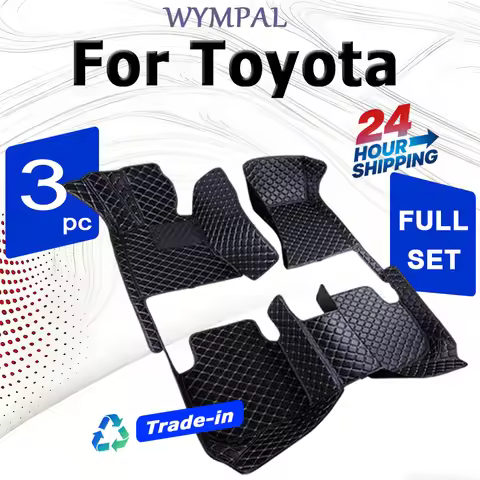 Luxury Car Floor Mat For Toyota Corolla Camry Prado RAV4 Previa Camry Hybrid CHR Hybrid CHR Accessor