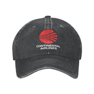 Street Style Cowboy Cap Continental Airlines Trend Printing Series