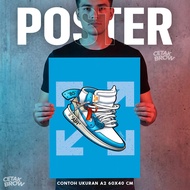 NIKE Poster Jordan Sneakers Wall Decoration Gamer Room Studio Decoration Gaming Cool Art