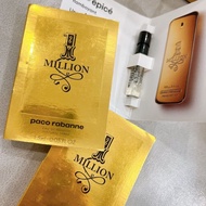 1 Million Eau De Toilette by Paco Rabanne for Men 1.5 mL [ของแท้100%จากบริษัท]