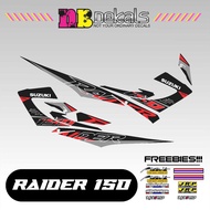 RAIDER 150 carb ex deign decals