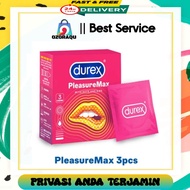 Kondom Durex PleasureMax Isi 3pcs - Bertekstur Dots