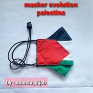 3D Palestine 2-ply cloth mask 2-ply Palestine evo mask/