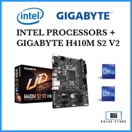 Intel i3 10100 | Intel i3 10100F | Intel i3 10105 | Intel i5 10400 Processor Bundle Gigbayte H410M-S2 V2 Motherboard