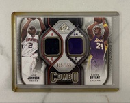Kobe Bryant Joe Johnson NBA Basketball Jersey Card 球衣卡 波衫卡