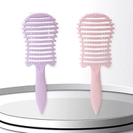 Hair Comb Hair Brush Hollow Curly Hair Care Bounce Styling Comb Dual Use For Wet And Dry Hair Househ