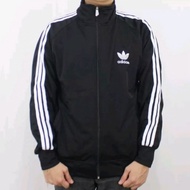 Jaket Adidas Tracktop Putih & Hitam
