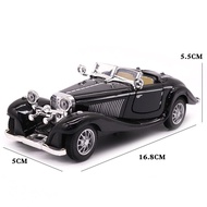 Old Car Hot Classic Car Model Simulation Vintage Pull-Back Alloy Diecast Sports Vehicle Collectible Toys Cars for Boys Adult