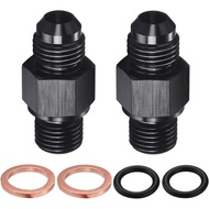 2 Packs 6AN Male Flare to 1/4" NPSM Transmission Cooler Adapter Fitting, 6An Fitting, AN6 Transmissi