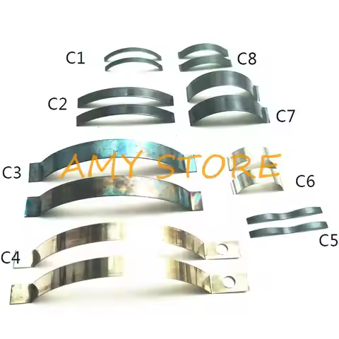 5pcs Stainless Steel or Manganese Steel Leaf Arch Spring Retaining Semicircle C1/2/3/4/6/7/8/9/11/12