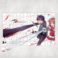 Jigsaw Puzzle A4, A5 Anime, SWORD ART ONLINE - Model 1
