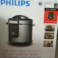 Brand New Philips HD2137 HD2238 Viva Collection All-in-One Pressure Cooker 6L / 8L. Local SG Stock !