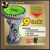 9 inch darbuka 9 inch full set murah + bag + key