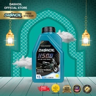 DashOil High Performance H500 4T 15w50 1L Semi Synthetic SN Motorcycle Engine Oil Minyak Hitam Pelin