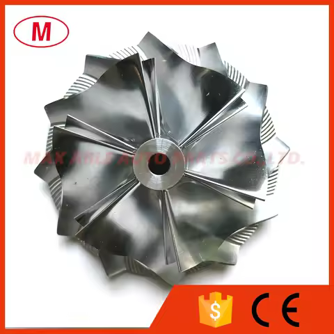 GT15-25 54.87/70.98mm 6+6 Blades Performance Turbo Billet Compressor Wheel/Aluminum 2618/Milling/Imp