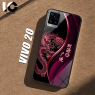 HP Casing VIVO V20 Softcase VIVO V2025 V2024 Glossy Case Shiny Glass Casing Protective Mobile Phone 