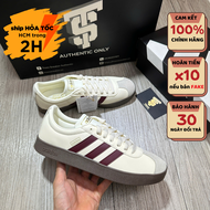 [CHÍNH HÃNG] Giày thể thao ADIDAS VL COURT 2.0 CREAM WHITE SHADOW RED JH5062 FULL BOX TAG AUTH