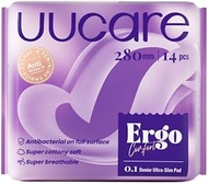 UUCARE Ergo Comfort 0.1 Denier Ultra-Slim Sanitary Pad 28cm 14s