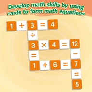 Math Games for Kids,Math Manipulatives,Card Board Games,Addition Subtraction Multiplication Division
