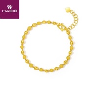 HABIB MINTYGREEN Glow 999 Price-by-Weight 5.98g Gold Bracelet 94605B