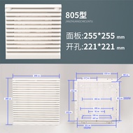Bộ Lưới Lọc Thông Gió ZL-804 Vách Ngăn Louver Chống Bụi Quạt Thông Gió Hộp Điều Khiển Hộp Máy Đồ Dùn
