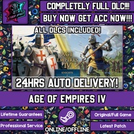Age of Empires IV [Auto Delivery] [Steam Offline] (Full DLC) Cyber Space PC Game Age of Empires 4 AO