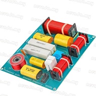 Nevʚ ɞ 300W 3Way Frequency Divider 3 Way Treble Midrange Bass Crossover For Superior Sound Reproduct