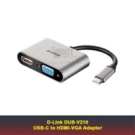 D-link Adapter DUB-V210 USB-C to HDMI-VGA