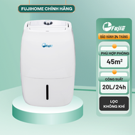 Máy hút ẩm công suất 60L Fujihome DH60W-HEPA mẫu mới 2025 kết nối wifi - Công suất 60L/ngày