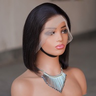 100% Human Hair Wig 13 * 4 Lace Chinese Hair Color Cut Bob Head Human Hair Wig