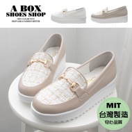 Check Shop * [KM9033] Comfortable Latex Insole Front 2cm Heel 4.5cm Stitching Material Metal Decorat